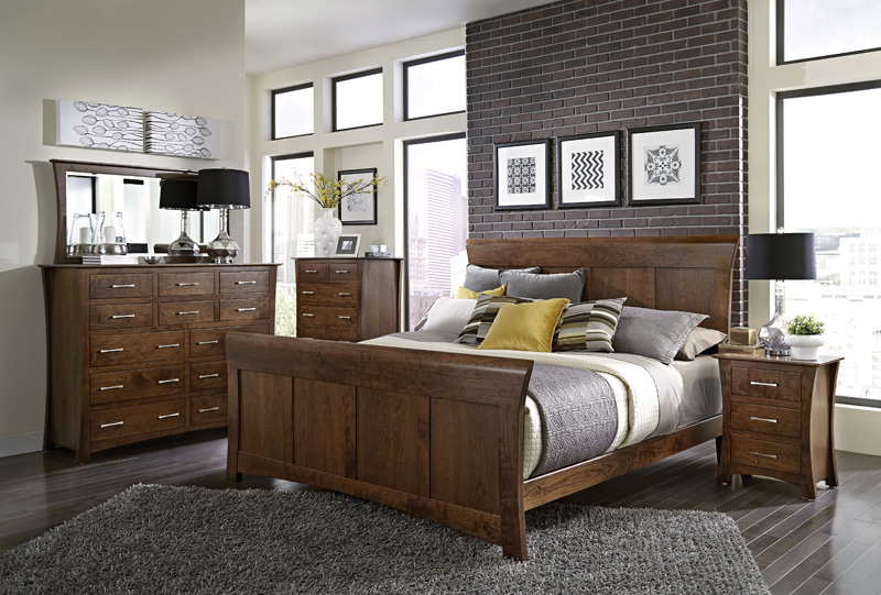 Loft Sleep Collection – Shown in Cherry-Bourbon. Available in Express and QuickShip