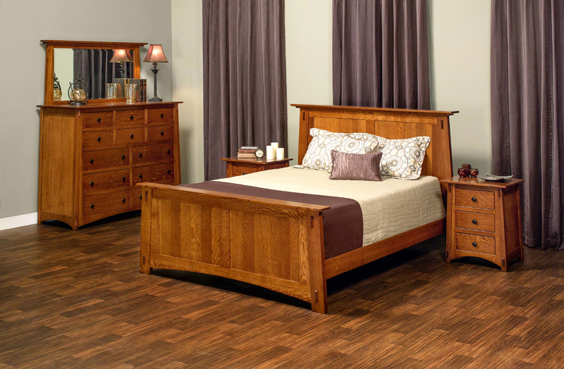 McCoy Sleep Collection – Shown in Quarter-Sawn White Oak-Michaels. Available in Express and QuickShip