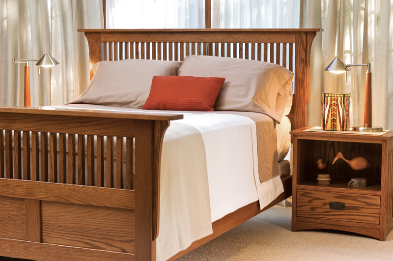 Prairie Mission Sleep Collection – Shown in Oak-Chestnut