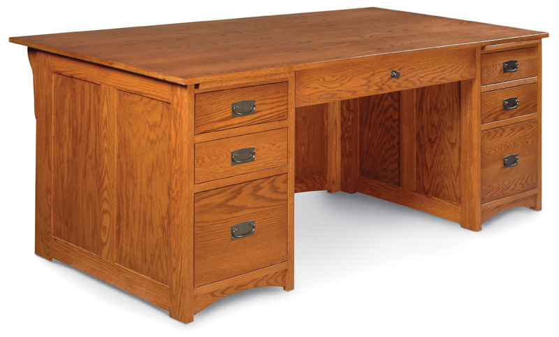 Prairie Mission Executive Desk, Large