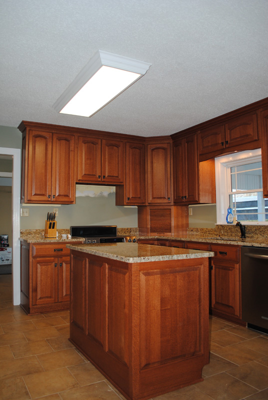 Kitchen & Island Quarter-sawn oak