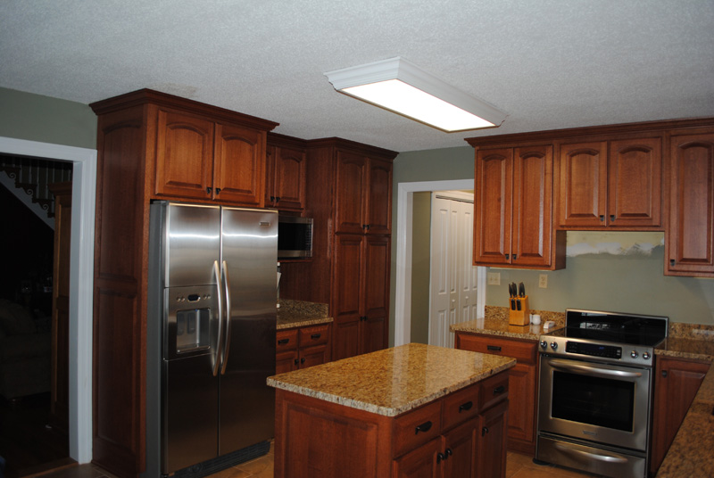 Kitchen Ref. area Quarter-sawn oak