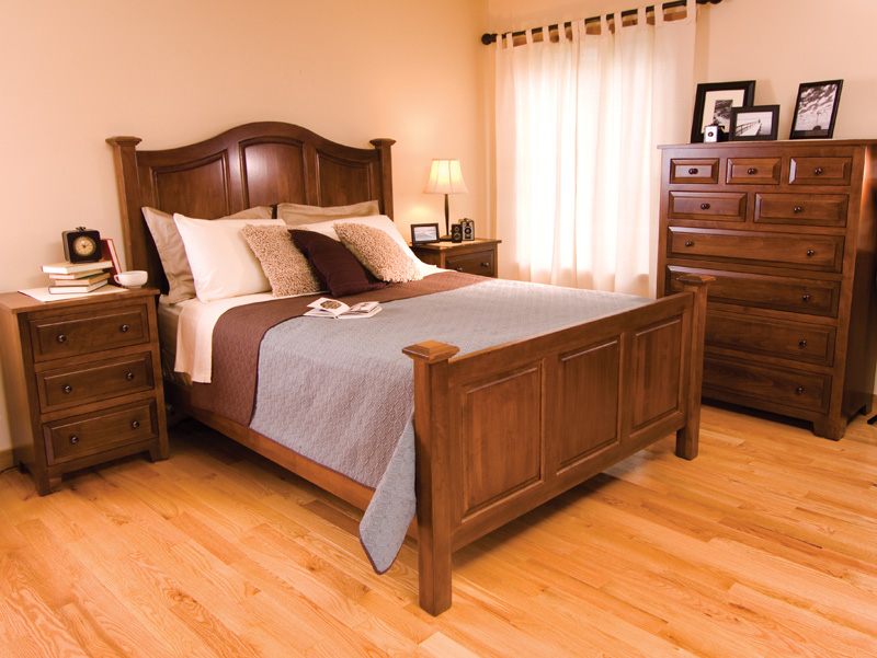 Homestead Sleep Collection – Shown in Soft Maple-Buckeye