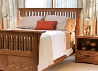 Prairie Mission Sleep Collection – Shown in Oak-Chestnut