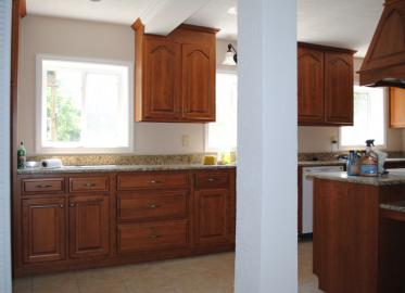 Cherry Roman Arch doors -Kitchen